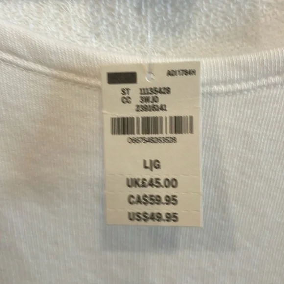 NWT VS PINK Sweatshirt w/ Sleeve Cutout Detail - Picture 3 of 3